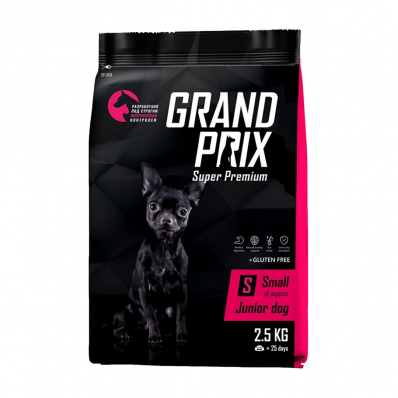 GRAND PRIX. Сухой корм с курицей для щенков собак мелких и миниатюрных пород (2,5 кг)
