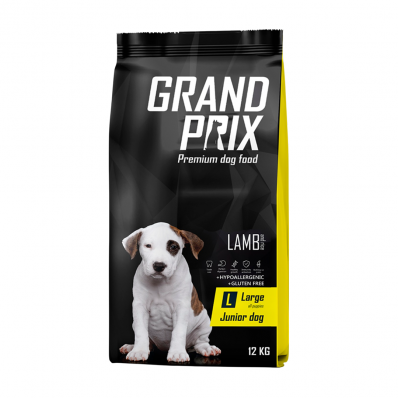 GRAND PRIX. Сухой корм с ягненком для щенков собак крупных пород (12 кг)