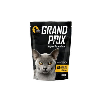 GRAND PRIХ сухой корм для кошек с лососем 0,3 кг